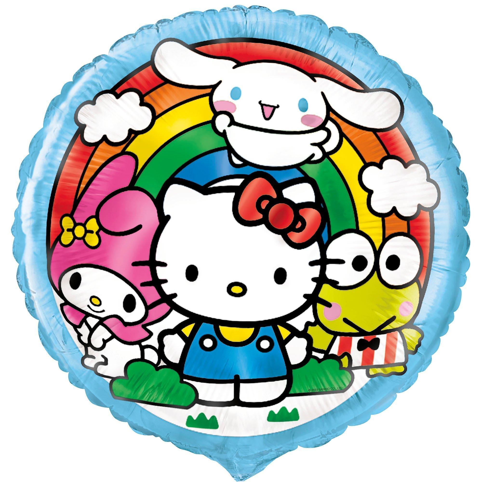 Premium Hello Kitty & Friends Foil Balloon Bouquet with Balloon Weight, 13pc